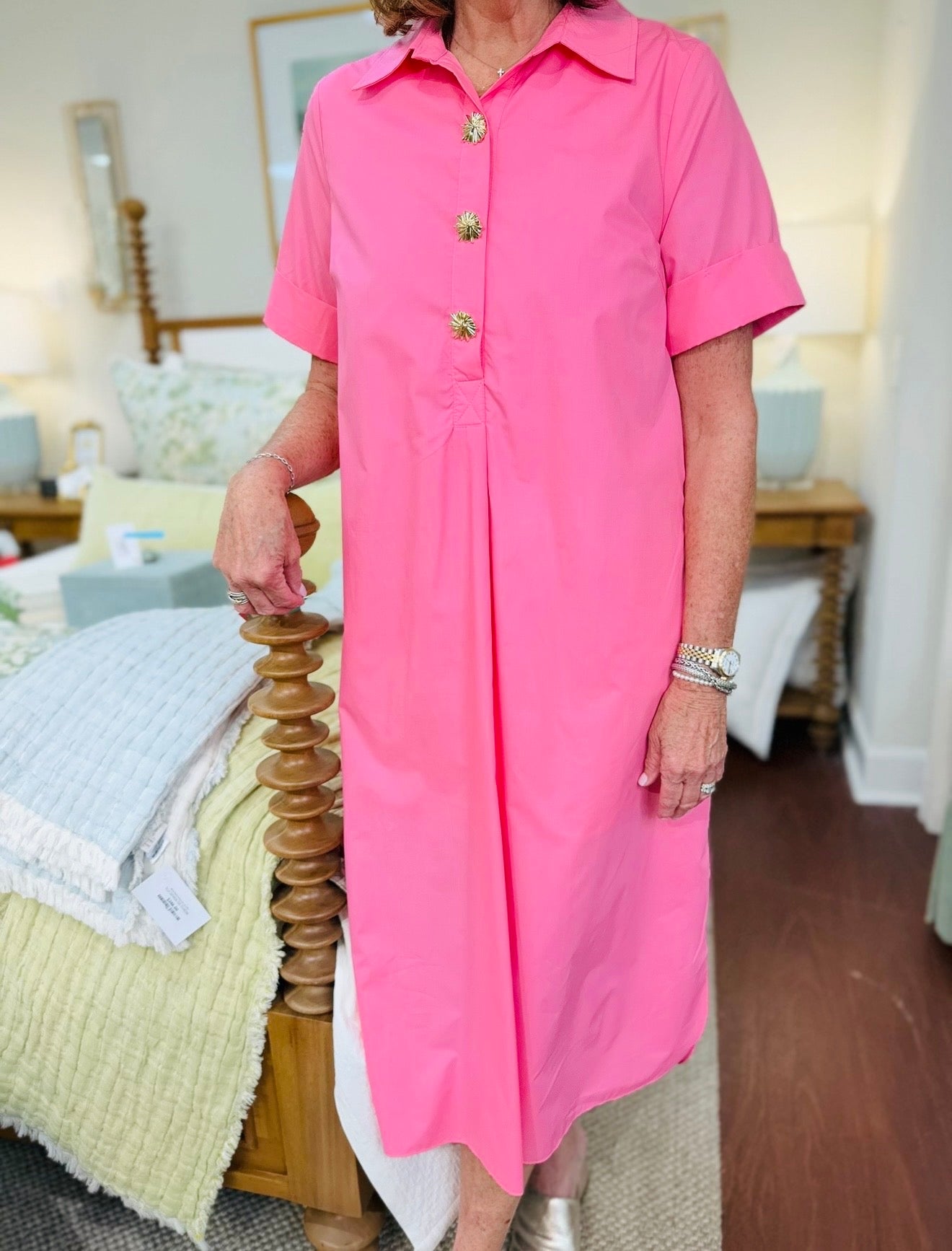 The Precious Poplin Dress