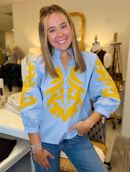 The Bimi Baroque Blouse