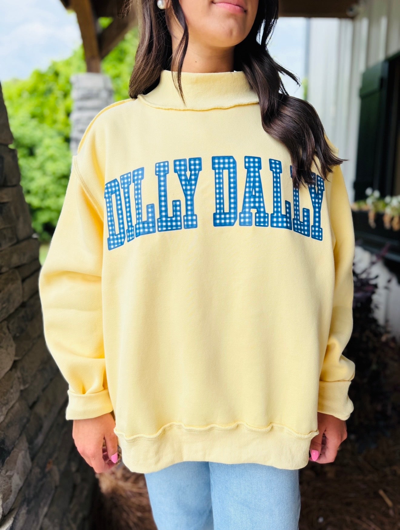 The Dilly Dally + Lolly Gag Mock Neck