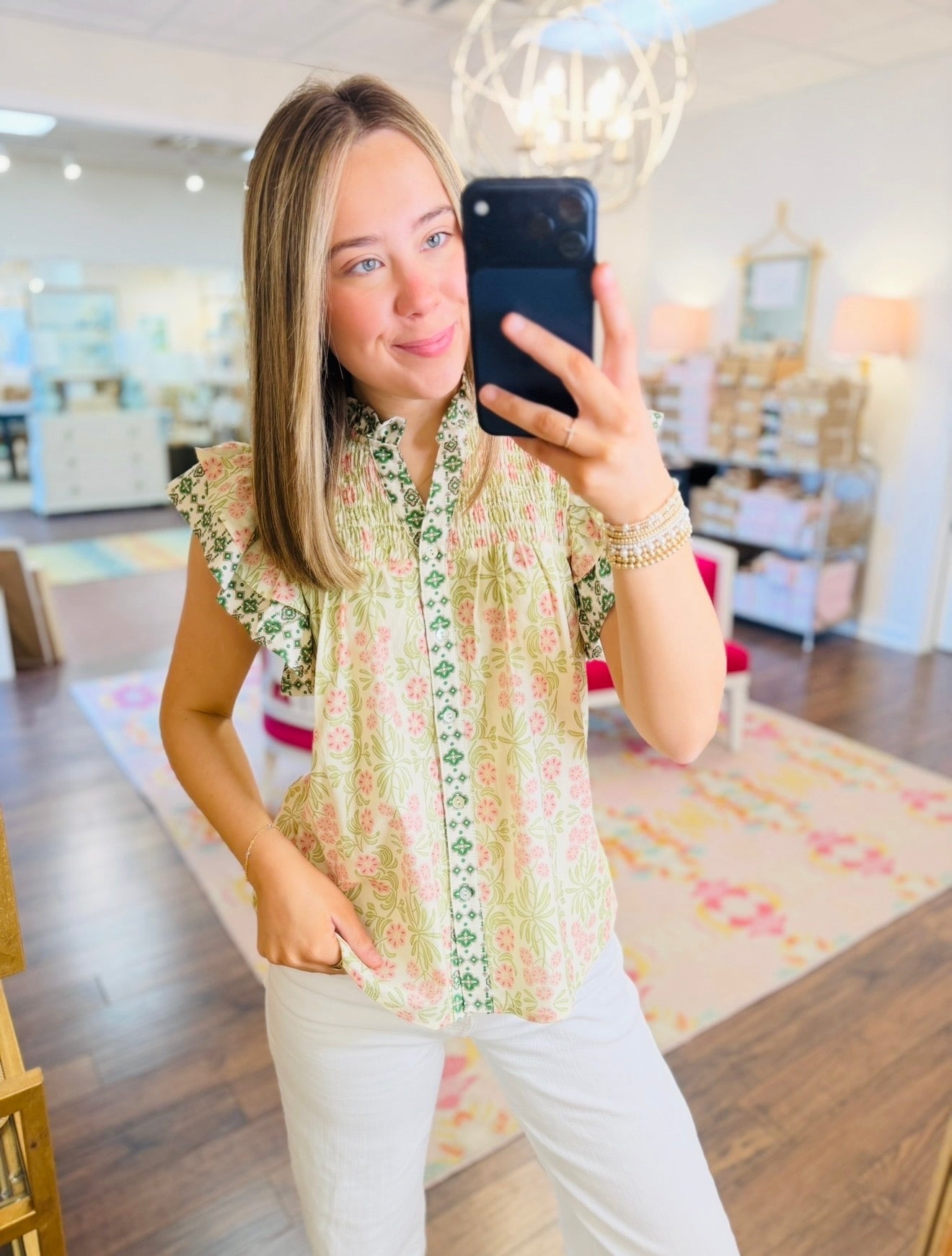 The Faith Flutter Top