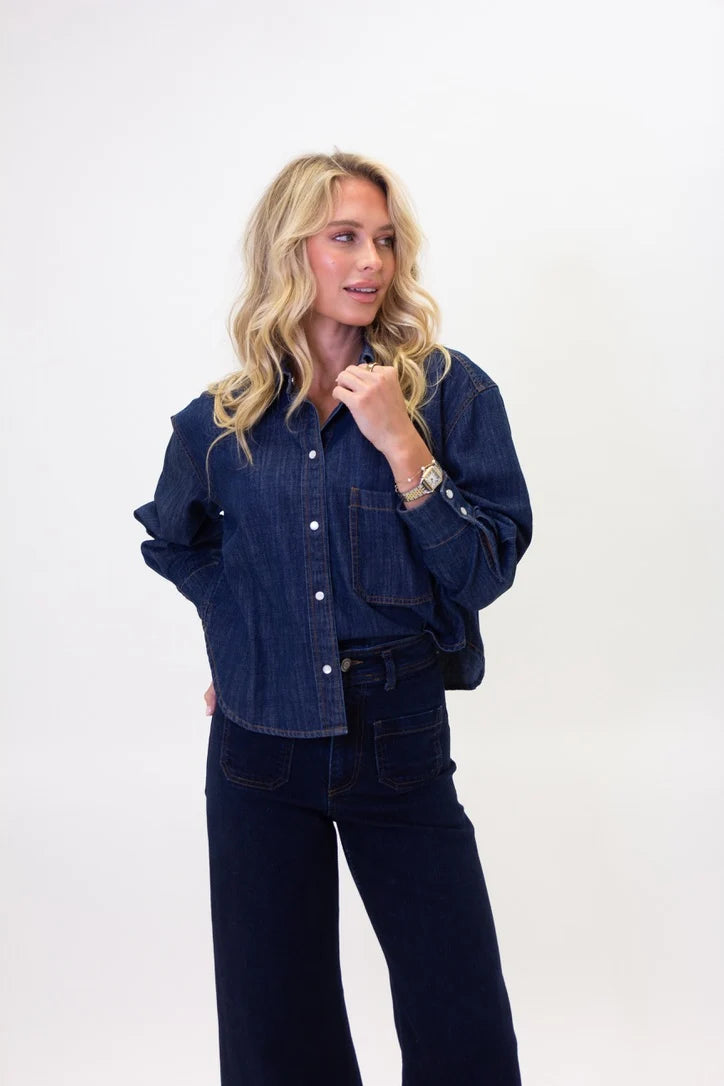 Karlie/ The Dazzle Denim Top