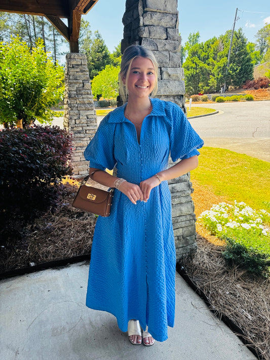 The Starla Shirt Midi Dress