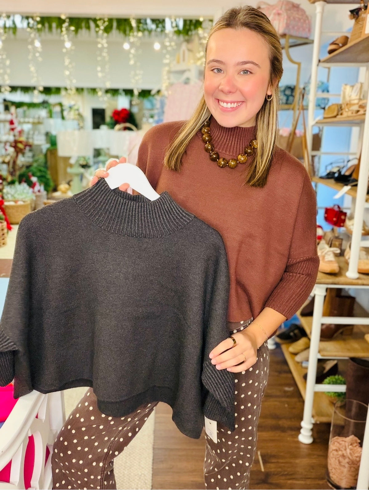 The Aja Sweater/ Charcoal