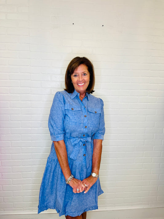 The Darcy Periwinkle Dress