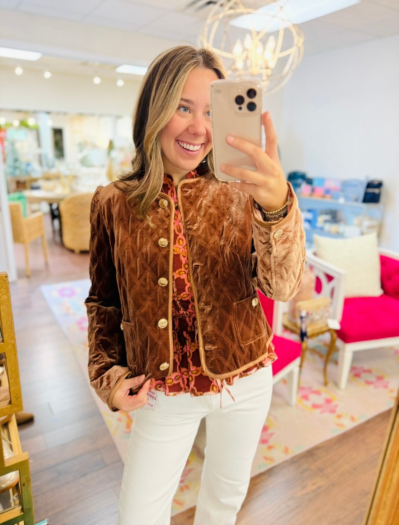 The Golden Aura Velvet Jacket