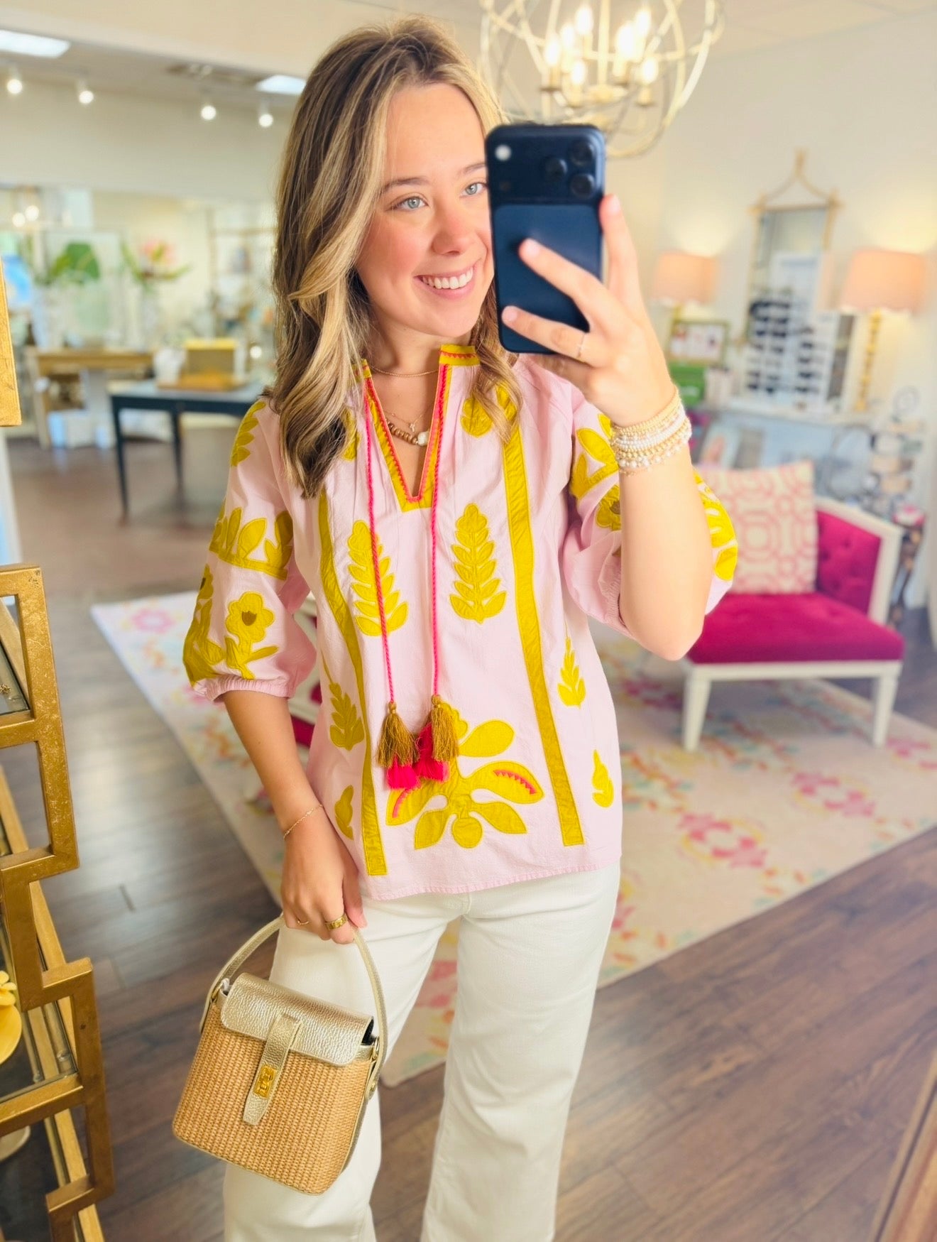 Ivy Jane/ The Arna Applique Top