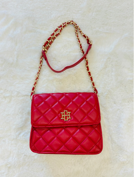 The Evelyn Crossbody/ Red SQ