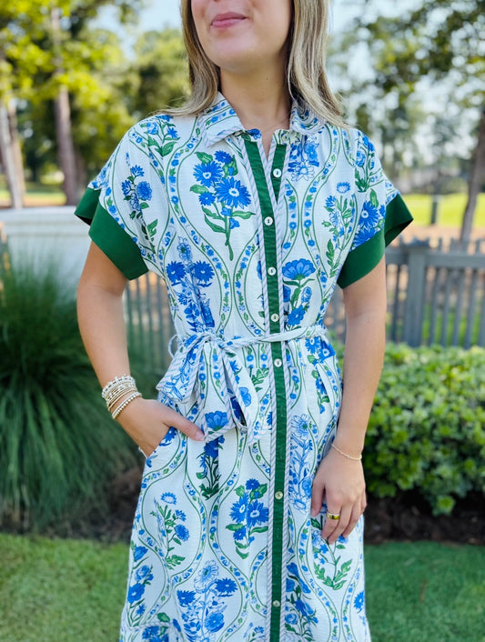 The French Floral Dress