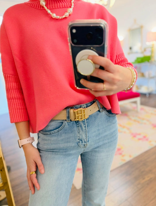 The Bridgette Belt/ Woven Gold