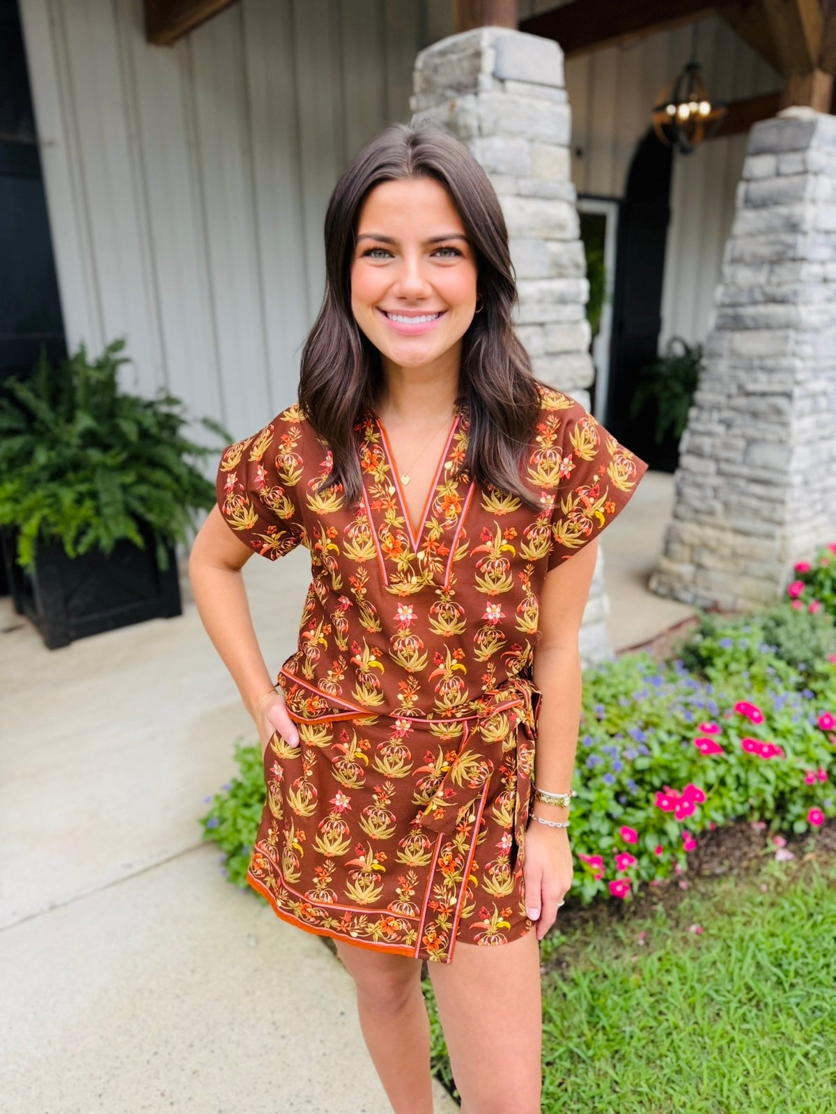 The Fynn Floral Skort