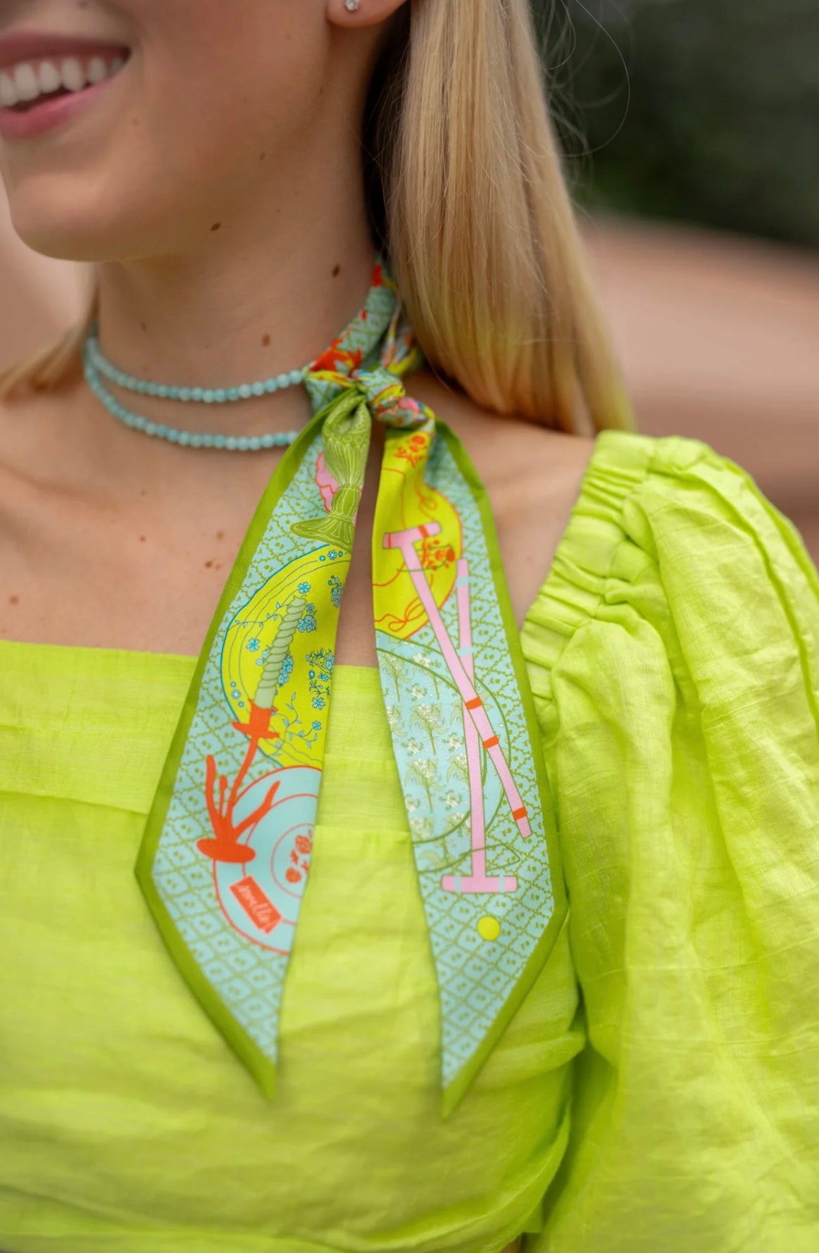 The Tea Party Silk Ribbon