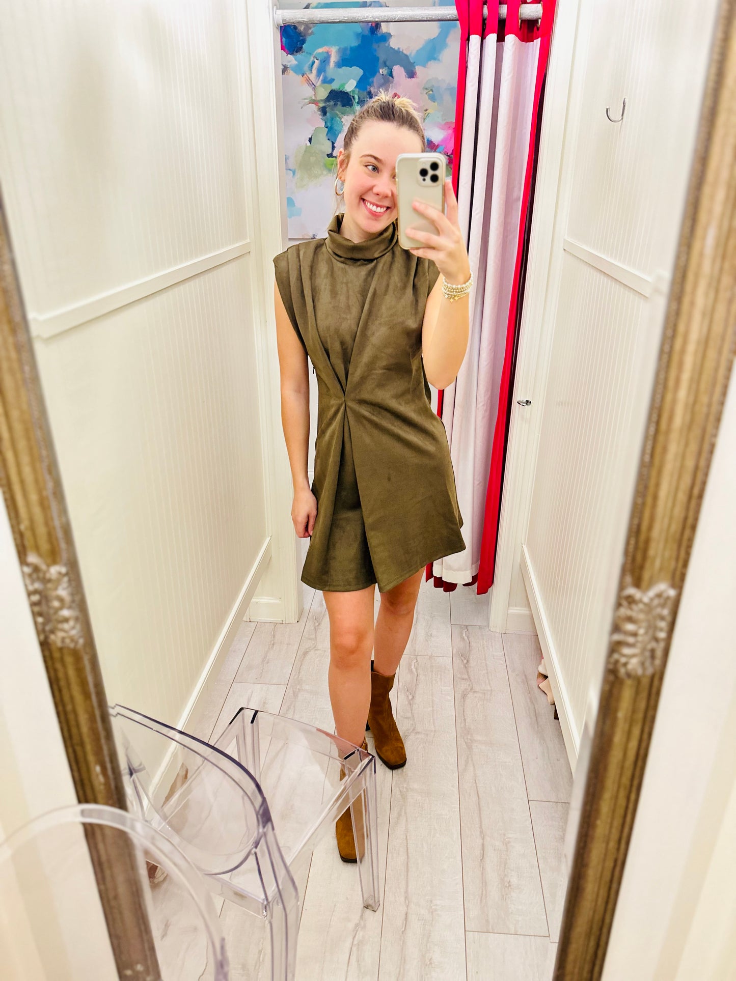 The Sav Suede Dress