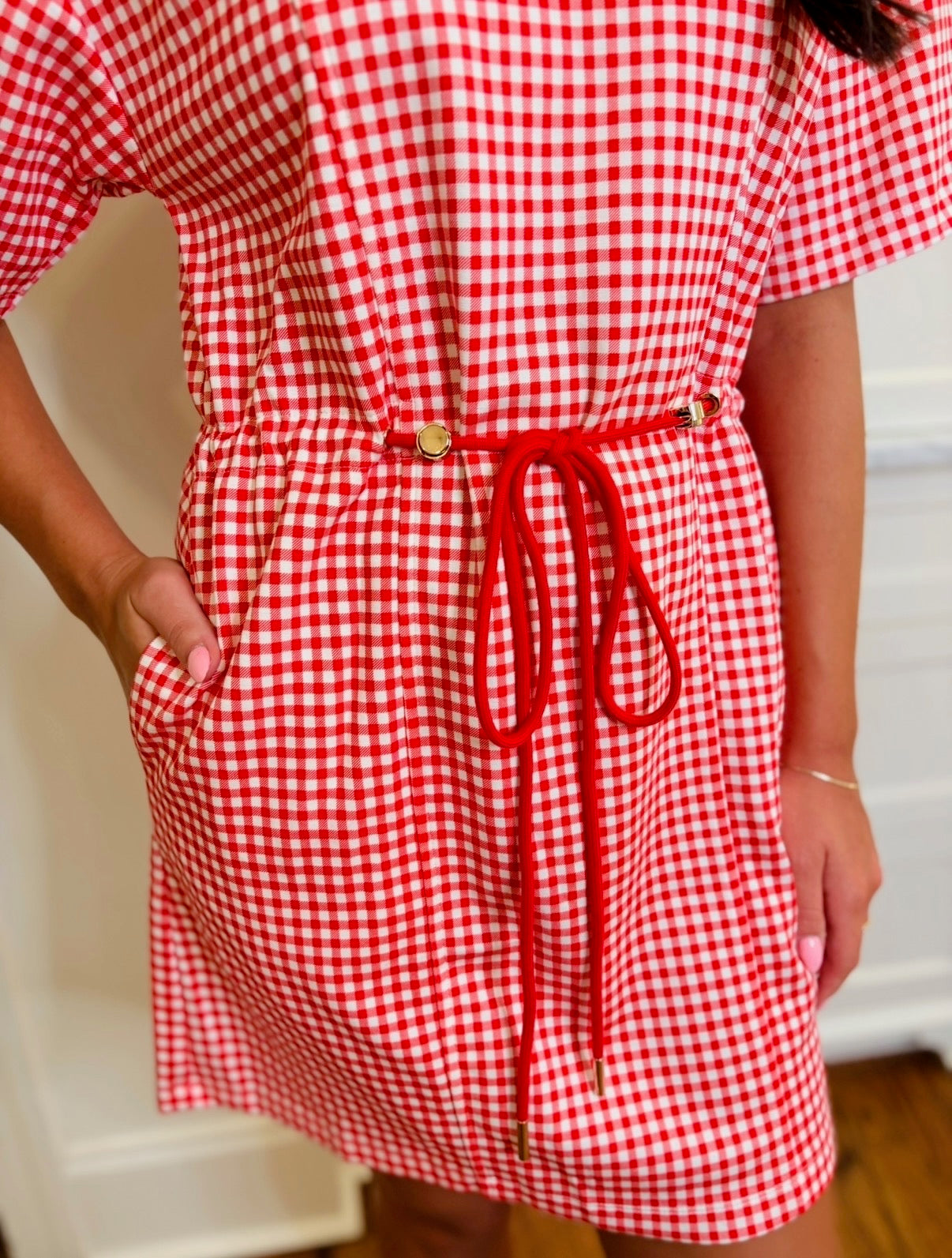The Cherry Check Dress