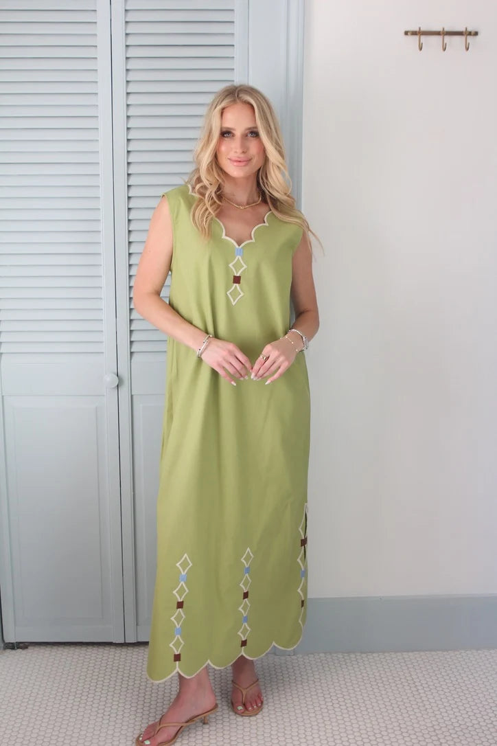 Karlie/ The Sharma Scalloped Dress