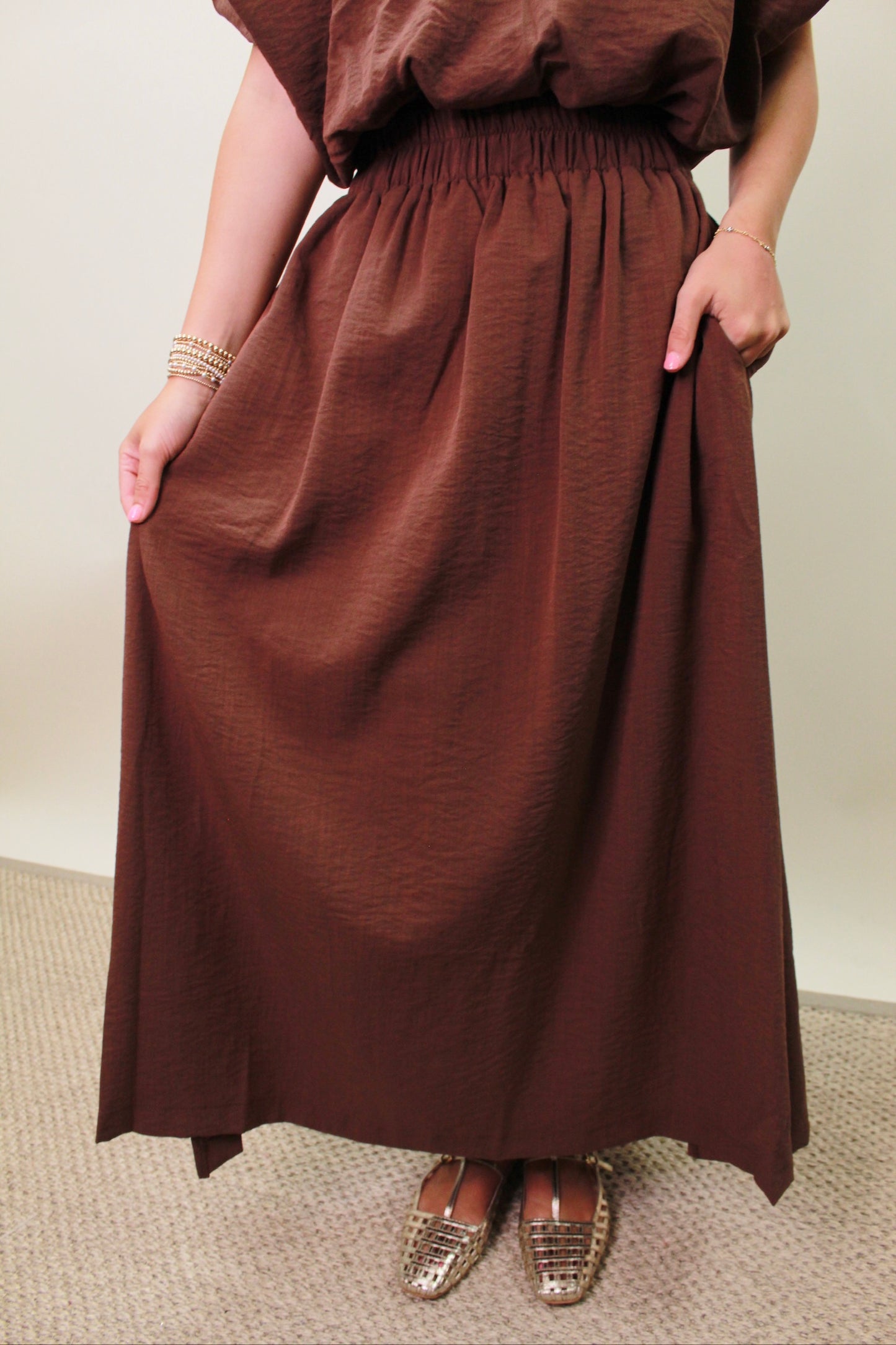 The Eva Espresso Skirt
