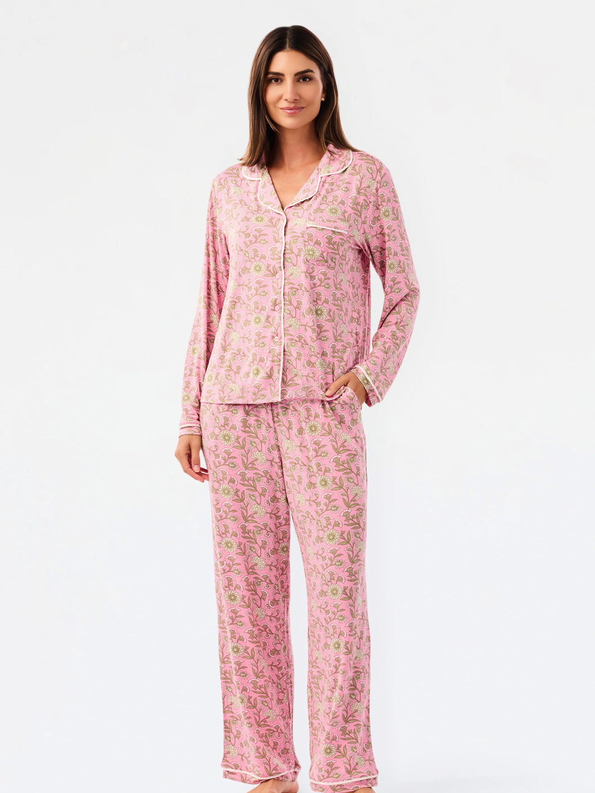 MS/ The Charlotte PJ Set/ Thistle Vines