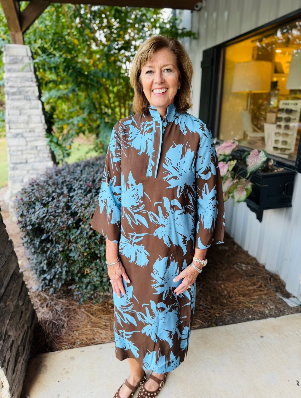 Jade/ The Iced Petals Trimmed Midi