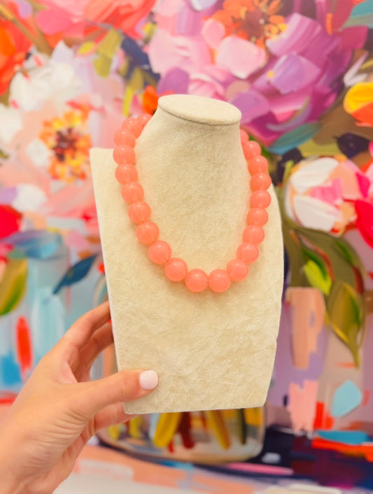 HD/ The Mini Beaded Necklace/ Pink