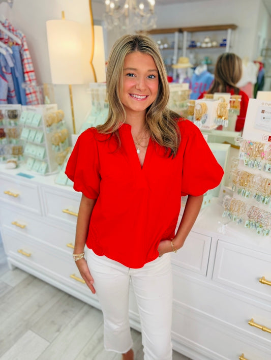 The Breezy Bubble Blouse