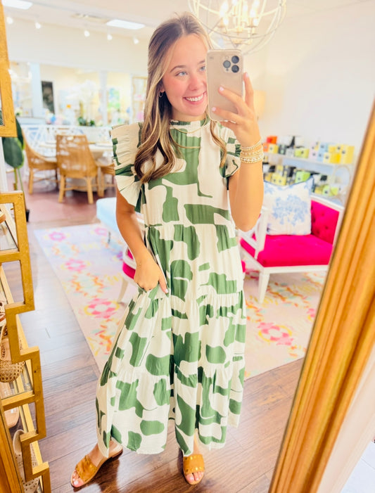 The Giverny Green Dress