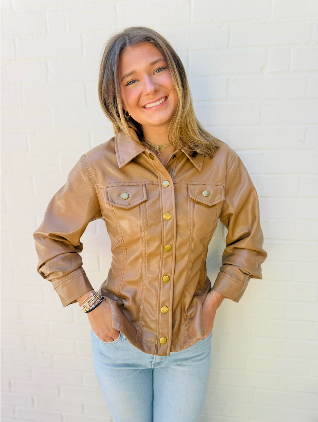 The Lobbie Leather Shirt