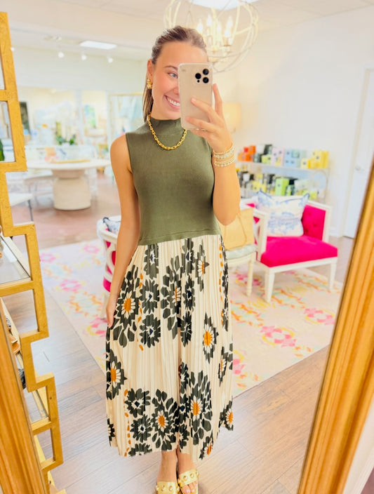The Primrose Pleated Dress