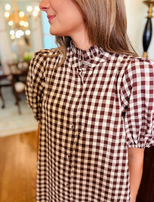 The Gennie Gingham Dress