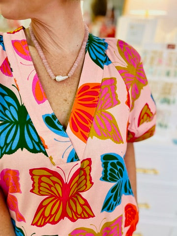 Uncle Frank/ The Butterflies Shift Dress