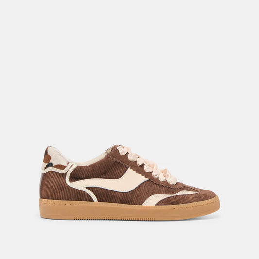 Dolce Vita/ The Notice Sneaker/ Chocolate Corduroy