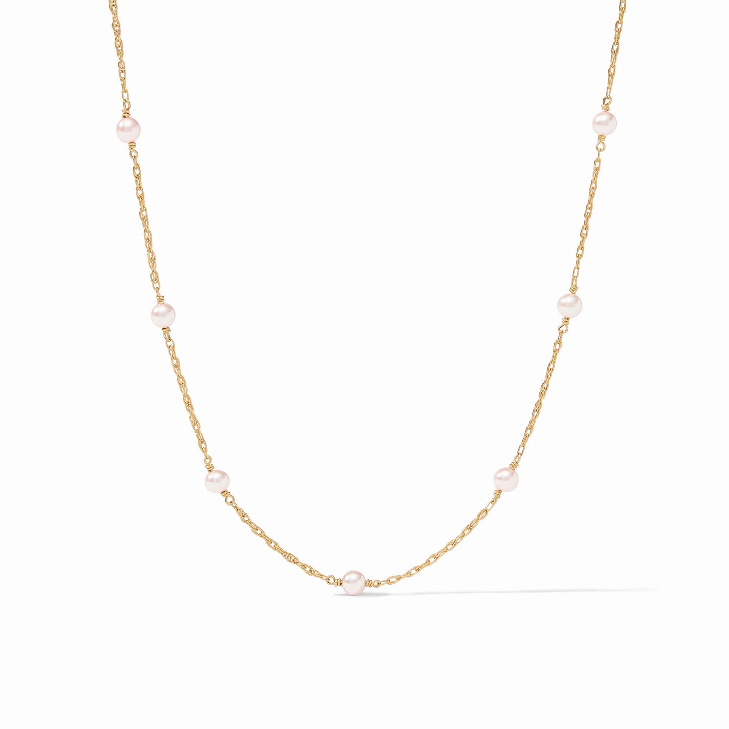 Julie Vos/ The Pink Delicate Station Necklace