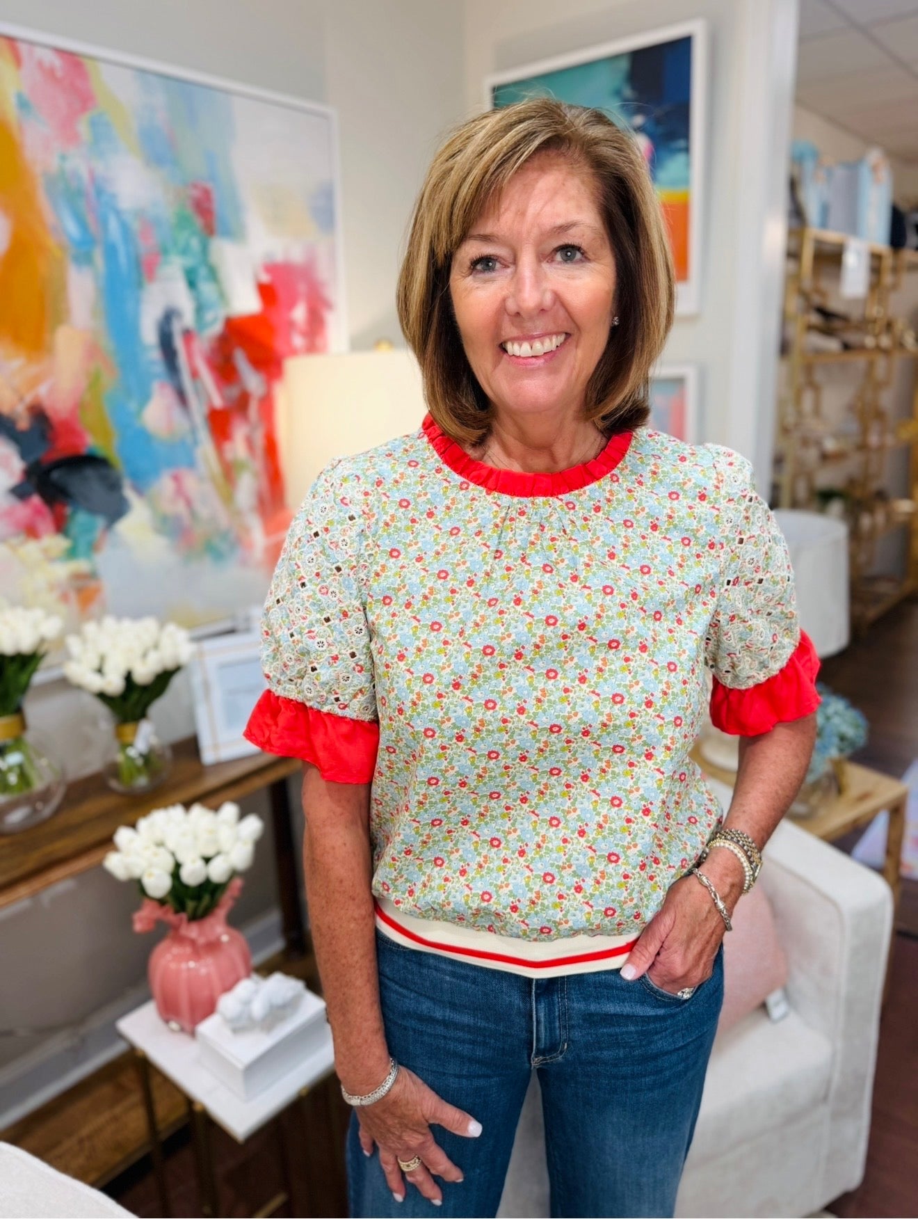 The Brentley Banded Blouse