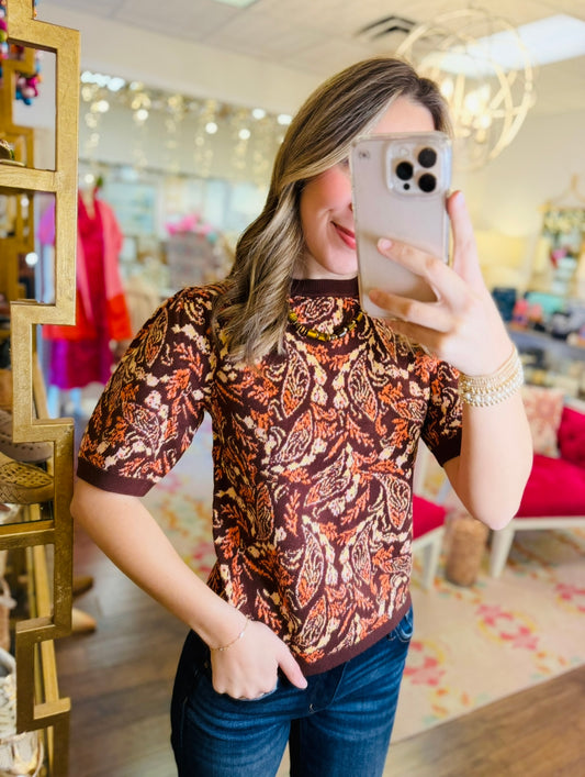 The Paisley Pattern Sweater