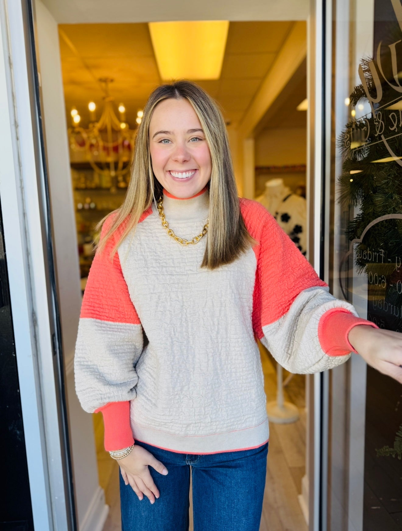 The Tillie Textured Sweater