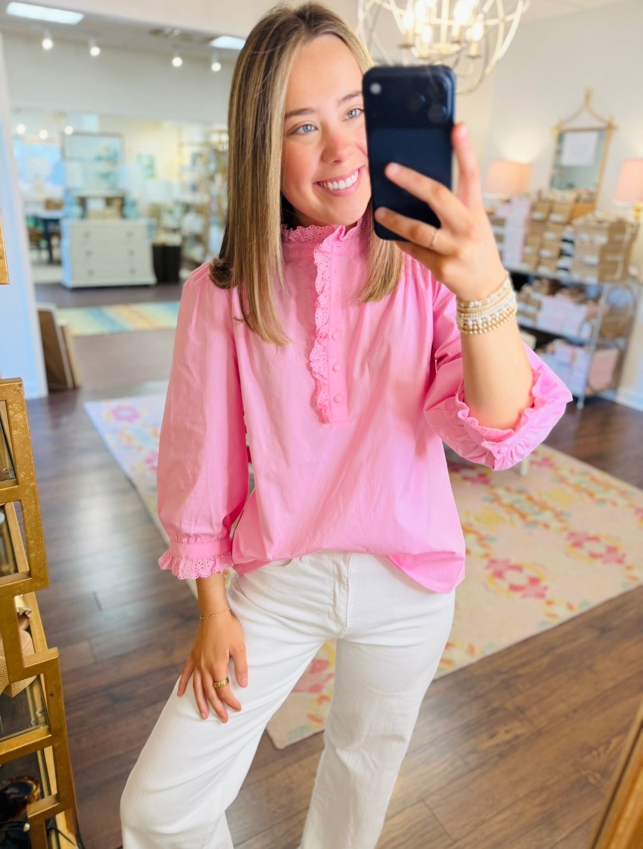 The Ernie Eyelet Top