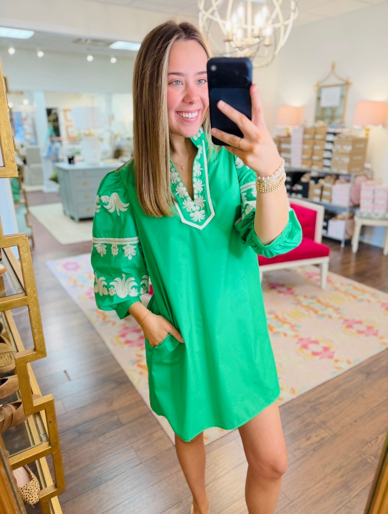 The Ela Embroidered Dress/ FINAL SALE