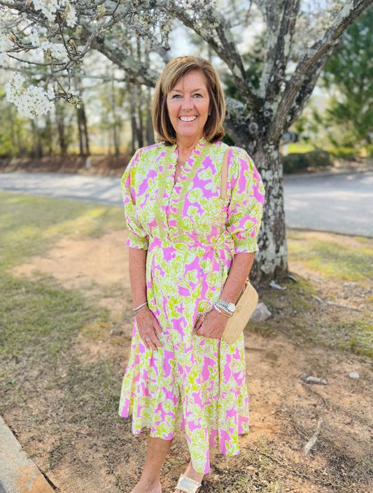 Uncle Frank/ Rose Bouquet Dress