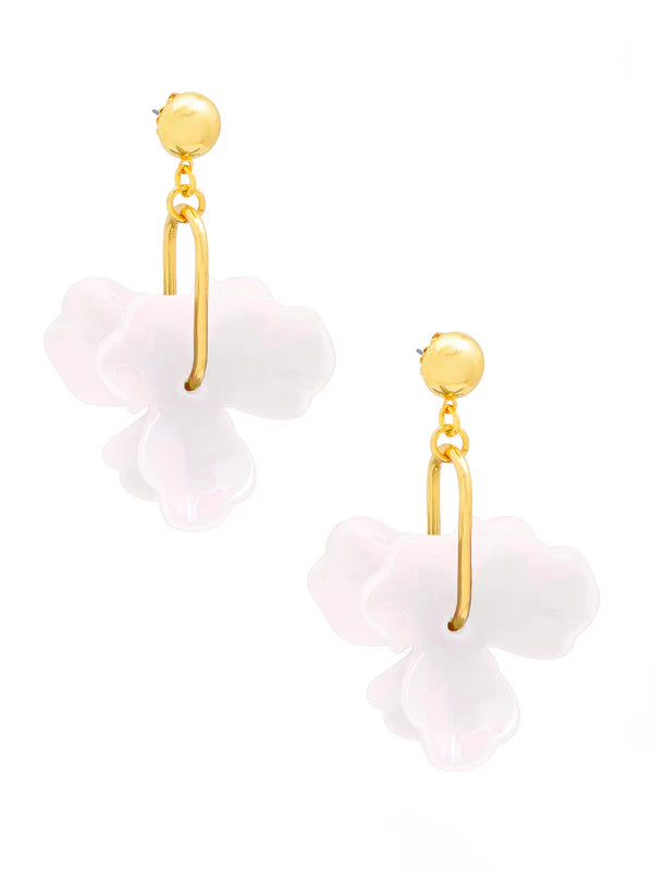 The Daphne 4 Petal Drop Earring