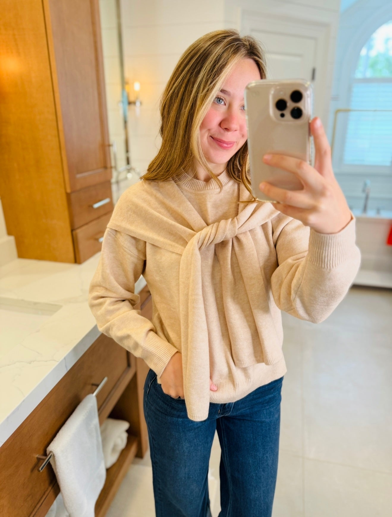 The Winsley Wrap Sweater