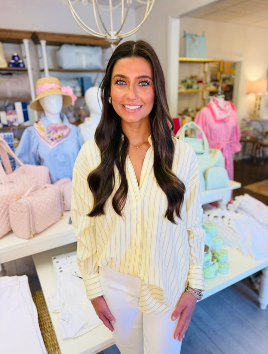 The Tape Stripe Poplin Shirt