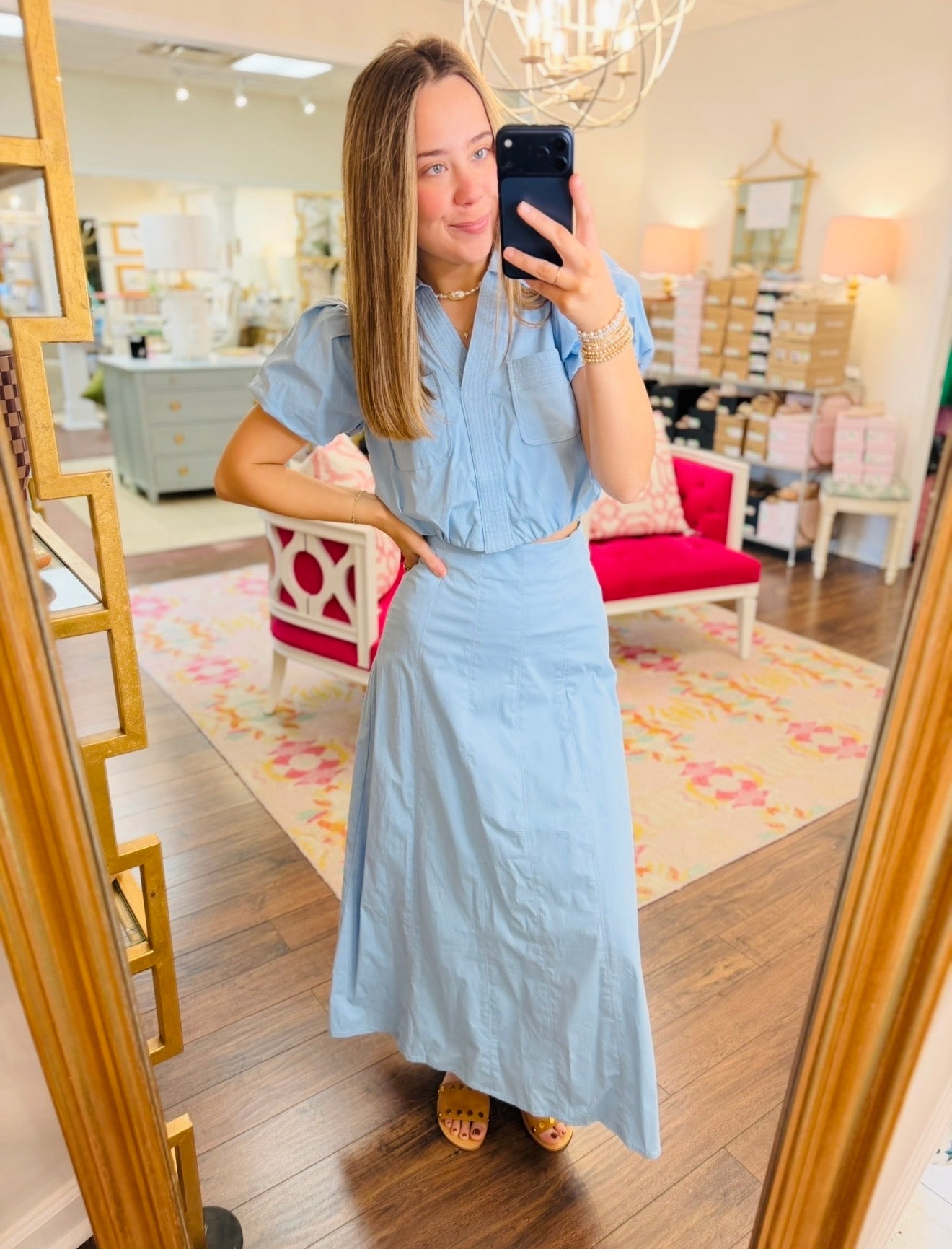 The Stanton Stitched Skirt