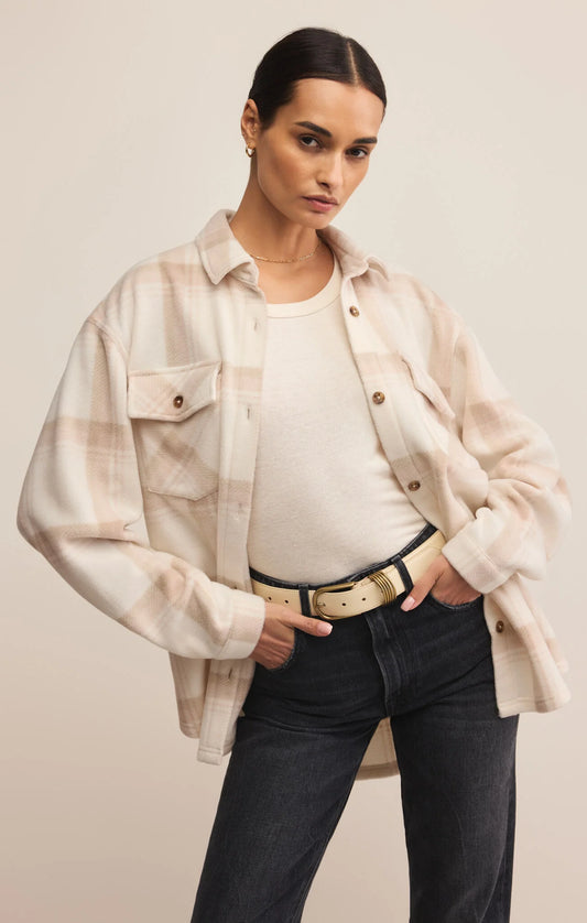 ZSupply/ The Hiker Two Toned Fleece Jacket/ Smokey/ FINAL SALE