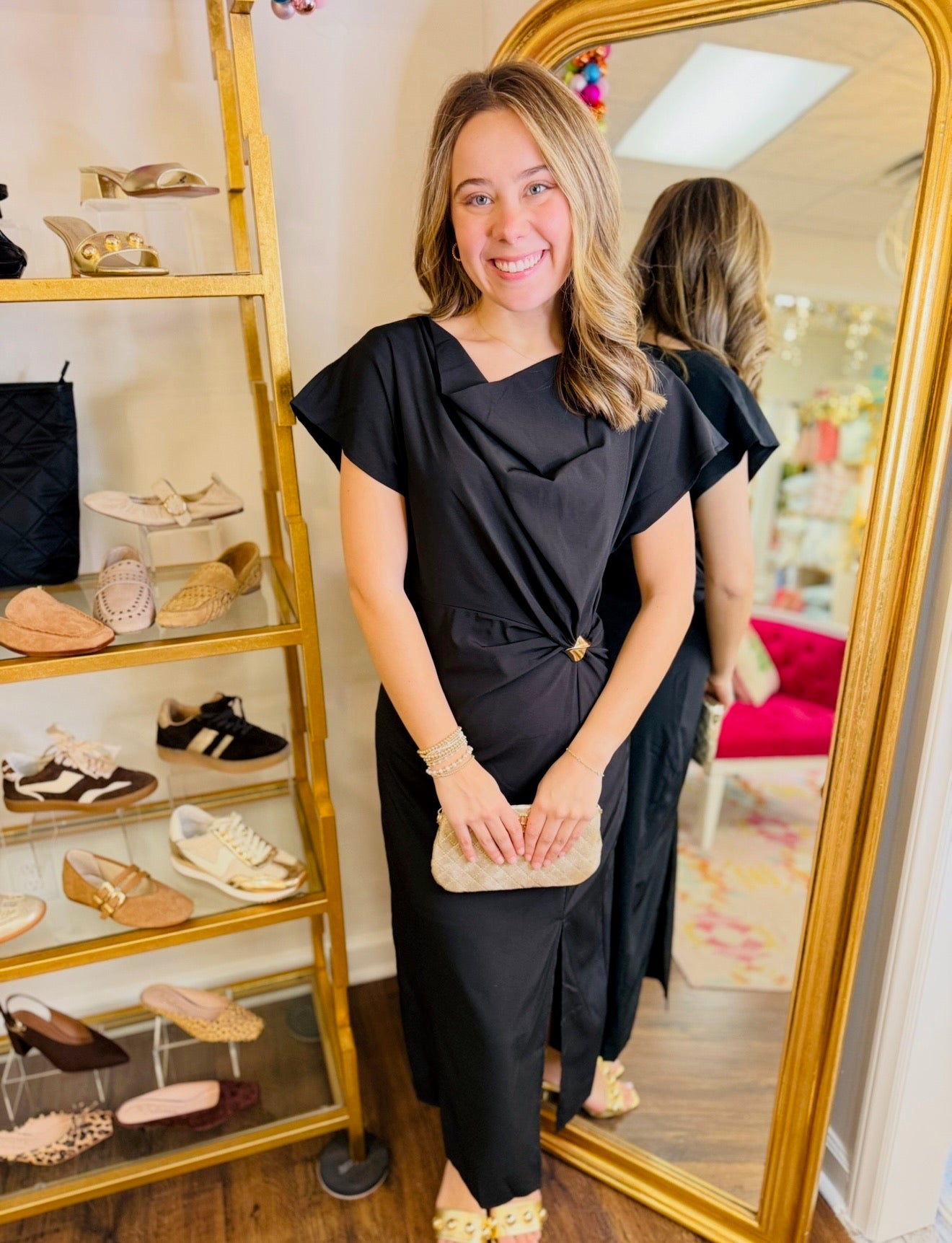 The Dollie Drape Dress