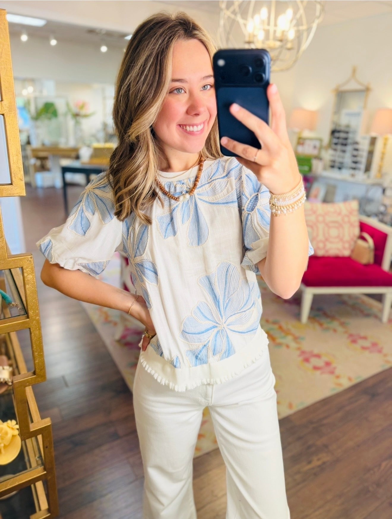 The Braxley Banded Blouse