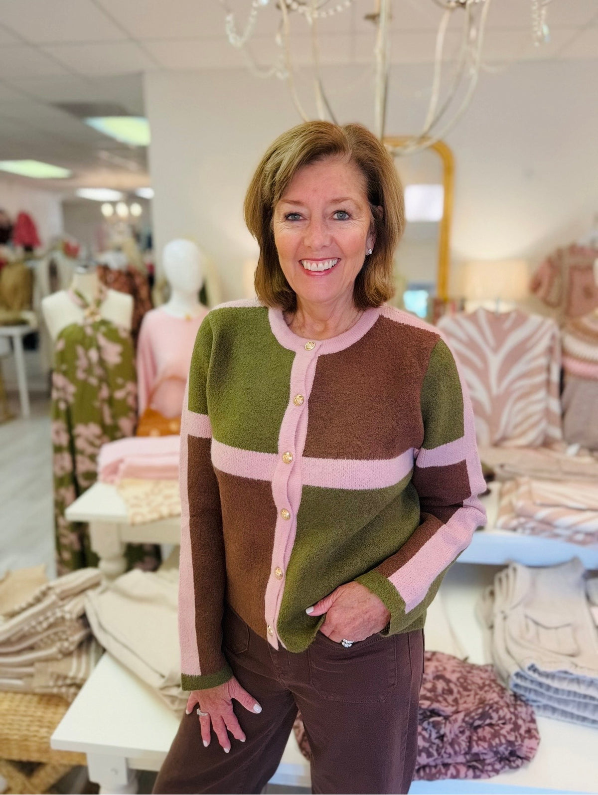 The Christley Colorblock Cardi