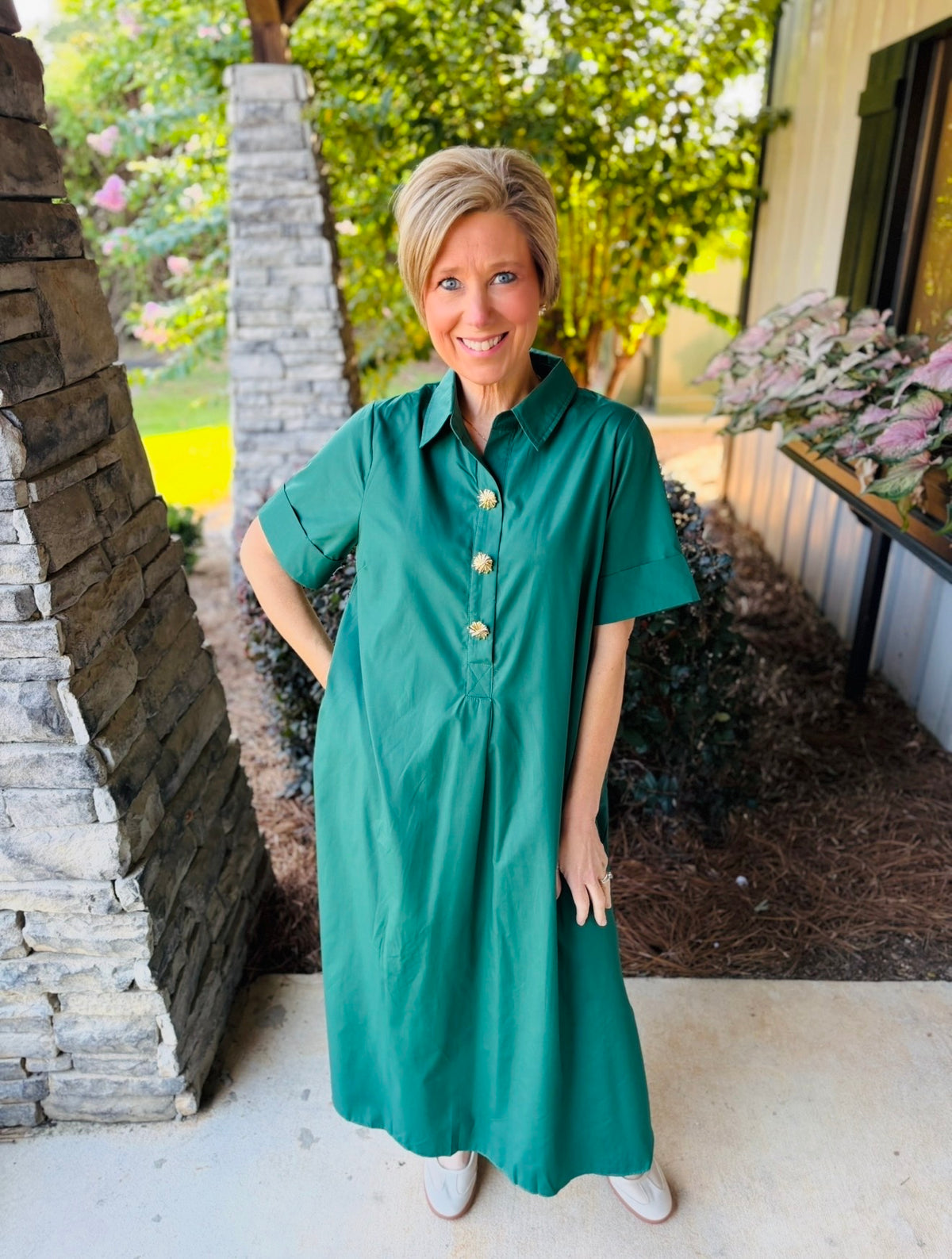 The Cele Collared Midi