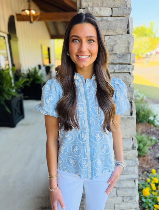 The Britton Button Blouse
