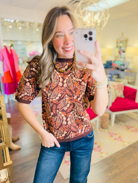 The Paisley Pattern Sweater