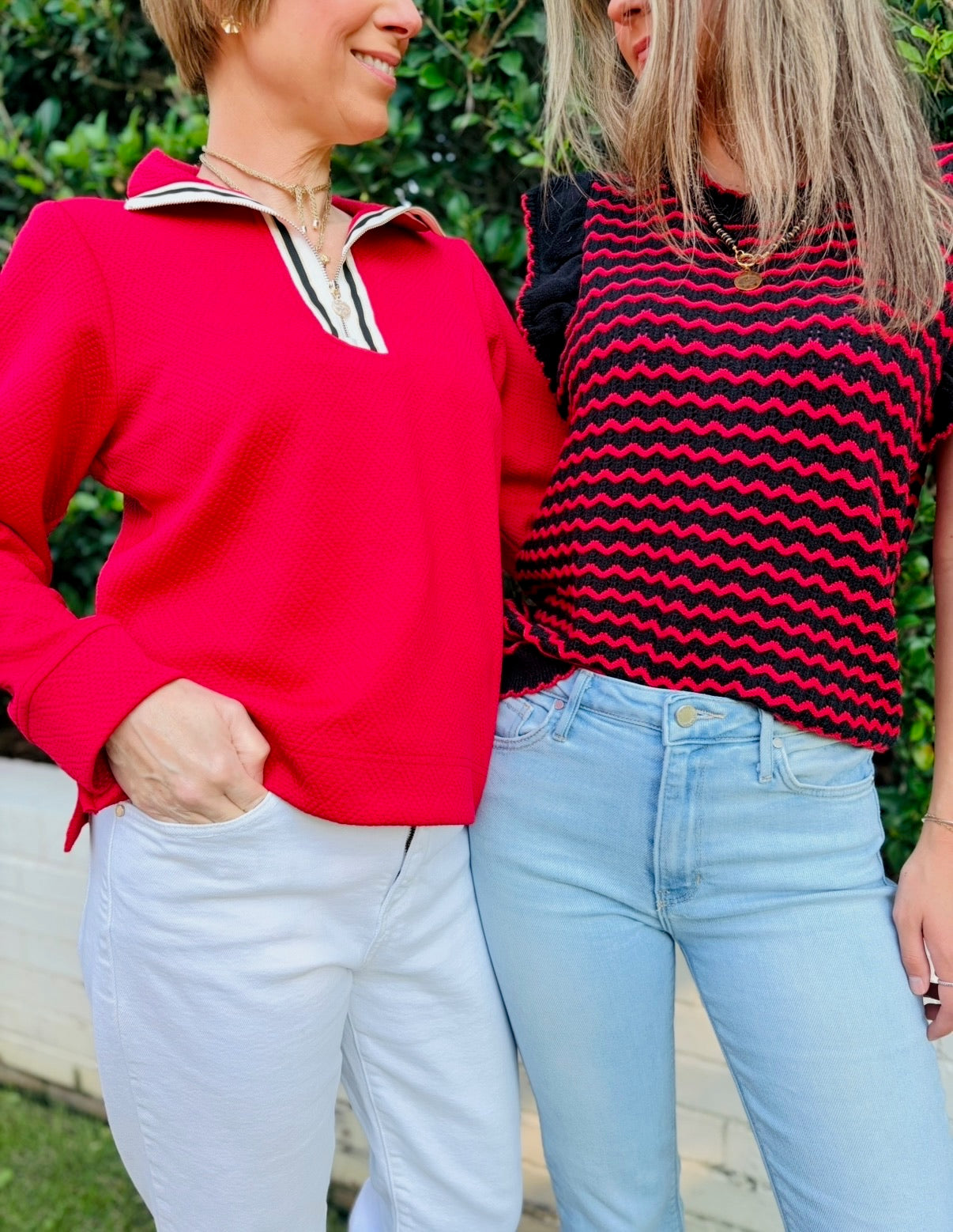 MS/ The Lula Top/ Red+Black