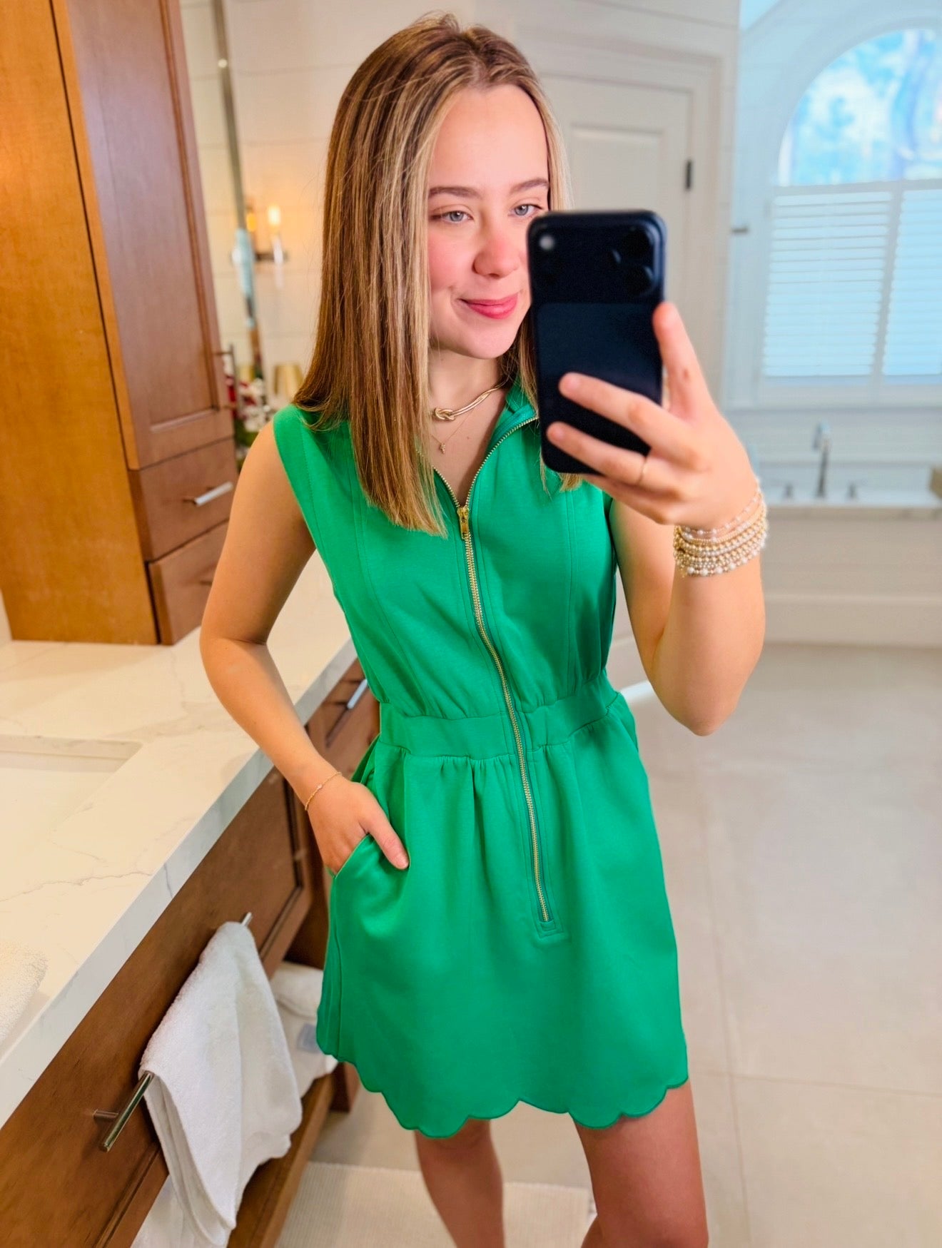 The Sami Scalloped Dress