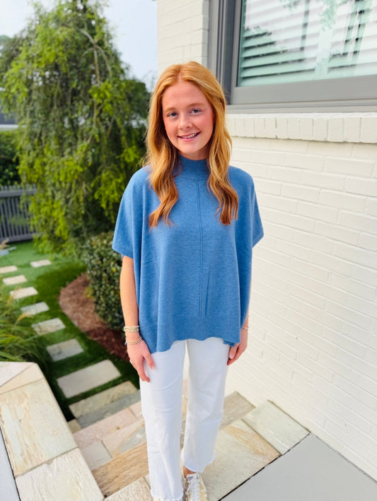 The Caroline Top/ Azzuro